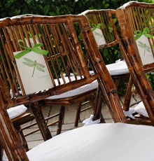 Bamboo folding chair