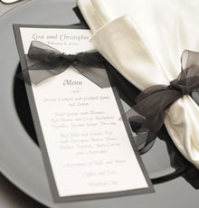 Black acrylic charger plate