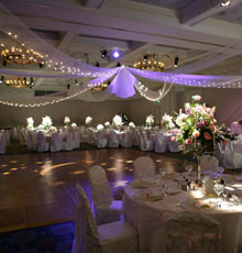 White fabric canopy