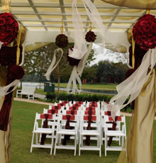 Outdoor gazebo decor