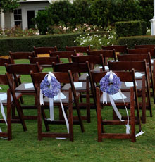 Mahogany folding chair