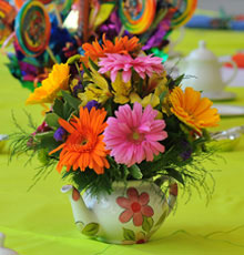 Garden Tea Party Centerpiece