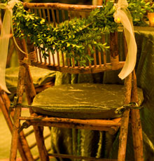 Natural chiavari chairs
