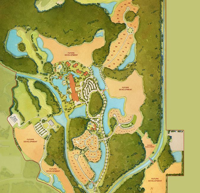 Golden Oak neighborhood map