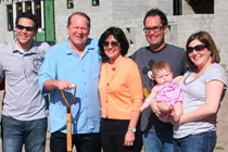 Russ and Lorrie, along with family