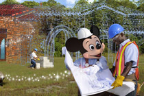 Mickey and Donald Are Digging It