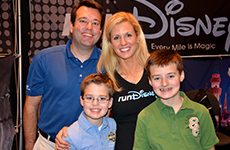runDisney Mom Lori with Her Family