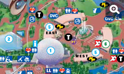 Epcot Map